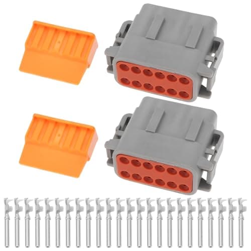 EMSea DTM06-12SA WM-12S 0462-201-20141 12 Way Car Connector Kit for Car Racing