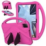 YRH for TCL Tab 10 Gen 4 Case (2026) 10.1'', Kids EVA Shockproof Tablet Cover with Handle Stand (Rose Red)