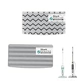 Shark Genuine Steam Mop Replacement Pads 2 Pack – 1 Dirt Grip & 1 Scrub Pad Included, Machine Washable, Designed for Sealed Hard Floors, Compatible with Shark S1000 & S2000 Series ONLY, 1153FCS2000