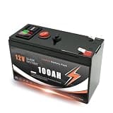 MDHZRRXCQ 12V 150Ah Lithium LiFeP04 Battery for Solar Charging,Fish Finder Marine Outdoor Camping Off-Grid Applications with USB Port(USB 100Ah x 1)