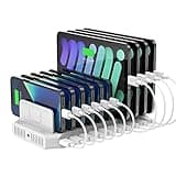 iPad Charging Station, Unitek 96W 10-Port USB Charging Dock Hub with Quick Charge 3.0, Charging Stand Compatible Multiple Device, Charging 8 iPads Simultaneously - [Upgraded Divider]