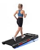 Superun Walking Pad with 9% Incline, Under Desk Treadmill, 3 in 1 Portable Treadmills for Home with Remote Control LED Display, 2.5 HP Quiet Mini Treadmill for Office Home Use, 300 Lbs Capacity