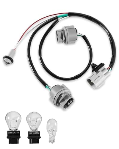 815550C010 Tail Lamp and Bulb Socket Harness Fit for Toyota Tundra 2000-2004 Tail Light Bulb Socket Harness Wire Assembly Replace 81555-0C010