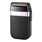MAGICLULU Portable Electric Shaver for Men 3D Floating Rotary Razor with Detachable Washable Trimming Head USB Rechargeable Personal Care Face Trimming Tool