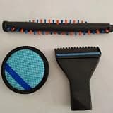3-piece Set of Brushes, sponges, and pet nozzles for Vacuum Cleaners FC6162, FC6164, FC6166, FC6168, FC6169, FC6409, FC6107, FC6408, and FC6402.