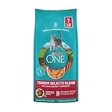 Purina ONE Natural Dry Cat Food, Tender Selects Blend With Real Salmon - 7 lb. Bag