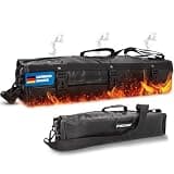 Fischer Fire Protection Bag for Lithium Batteries, Fireproof Safety Box up to 1000 °C, DIN EN ISO 6940 Tested, with Cable Passage, Flue Gas Relief & Carry Strap, for E-Bike, E-Scooter & Power Banks