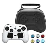 IFEEHE Game Controller Protection Cover Storage Case Silicone Controller Cover for Steam Controller 2 with Thumb Grips (White)