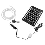 Hosrivae 6W 9V Solar Panel Kit with 12V Submersible Pump, 240L/H Pond Fountain Aquarium, Includes 2m Tube and Filter, Outdoor Garden