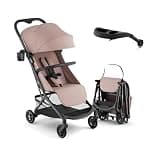 Luvoro Neo Airplane-Friendly Travel Stroller, Compact Lightweight Baby Stroller with Snack Tray, One-Hand Fold, Near-Flat Recline Seat, UPF 50+ Canopy & Rain Cover, for Newborns to Toddlers 0-55 lbs