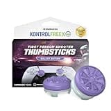 KontrolFreek FPS Freek Galaxy Purple for PlayStation 4 (PS4) and PlayStation 5 (PS5) | Performance Thumbsticks | 1 High-Rise, 1 Mid-Rise | Purple