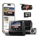 70mai Dash Cam Front and Rear A510,1944P+1080P with STARVIS 2 IMX675 and 64GB Card, Dash Camera for Cars, 4G LTE Support, ADAS, Built-in GPS WiFi, APP Control, HDR, 24H Parking Mode, Loop Recording
