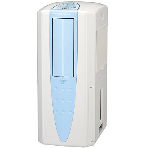 Corona CDM-1017(AS) "Anywhere Cooler," Cool Air Clothes Dryer / Dehumidifier, Dehumidification Capacity: 2.6 Gal (10 L) (Wooden Construction, Up To 22.8 Sq Yds, Reinforced Concrete, Up To 45.5 Sq Yds), Sky Blue