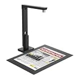 Portable Scanner, 800 Portable Document Scanner 8MP 270DPI Fast Scan 1s/Page, Light-Weight A4 for Flat Sheet