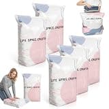 No-Pump Vacuum Storage Bags, 2026 New 3D Vacuum Storage Bags, Portable Large Clothes Compression Bags for Household Use, Convenient Cube Storage Bag for Clothes, Comforters, Blankets (5, 31.5*39.4in)