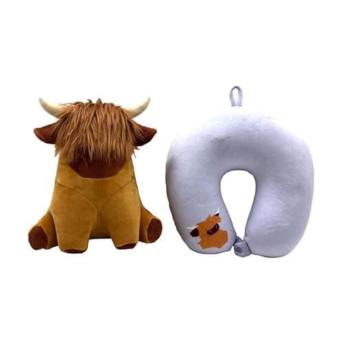 Puckator Swapseazzz Vach Travel Pillow 2 in 1 Plush Toy Travel Pillow Airplane Neck Pillow Baby Neck Pillow for Sleeping