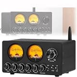 Zoienu Audio Equalizer/Bluetooth EQ preamplifier Featuring VU Level Meters and Channel Balance Control; Supports 3.5mm AUX Input; Computer Speakers, and Power amplifiers