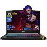 msi Katana 15 HX Gaming Laptop 15.6" QHD 165Hz 100% DCI-P3 Intel 16-core i7-14650HX (>i9-12900H) 32GB DDR5 1TB SSD GeForce RTX 5070 DLSS4 (Up to 798 AI Tops) RGB Backlit Type-C Win11Pro ICP Hub