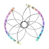 LED Flow Fans,Rave Lights,Rave mask led,Flow Toys,LEDs,Light Toys, LEDs for Festivals, Dancing, Parties, Light Shows, Music Festival Synced Group Entertainment Prop