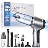 Saker Car Vacuum Portable Cordless Handheld Car Vacuum 15000PA High Power with Brushless Motor and Blower for Cars,Office,Home Cleaning HL107B