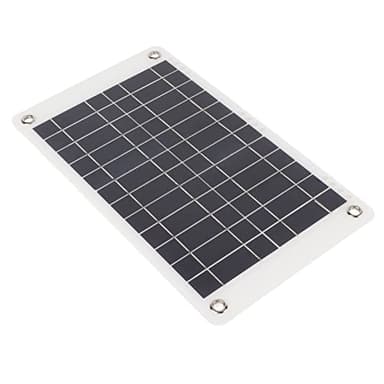 Solar Powered Fan with 8.5W 12V Monocrystalline Solar Panel, Clip Wire, Car Charger & Double Ended Line for Outdoor, Greenhouse, Camping Use