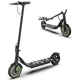 Electric Scooter for Adults, 19 Miles Range, 350W Motor, 19 MPH Top Speed, 8.5" Solid Tires, Foldable Commuting E-Scooter with Dual Brakes, 16° Hill Climbing