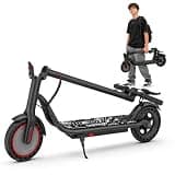 Electric Scooter Adults,Teens & Big Kids,36V 5.2AH 350W Motor,19 MPH Max Speed 19 Miles Max Range, 8.5 inch Tires,Foldable Portable Lightweight E-Scooter for Commuting Travel Campus
