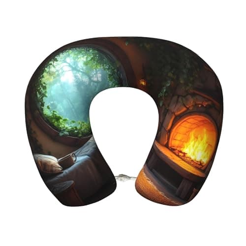 Qewfoju Neck Pillows for Sleeping Memory Foam Travel Pillows U Shaped Travel Neck Pillow Soft Headrest Pillow Suitable for Planes Car Office - Cozy Tree Hole Cabin