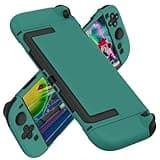 COMCOOL Dockable Case for Nintendo Switch 2 2025 - [Military Grade Drop Protection] Slim Shockproof with Anti-Fingerprint Switch 2 Protective Cover - Midgreen