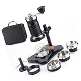 Portable Manual Coffee Presses SUS304 Nonrust Steel Manual Espressos Coffee Maker for Travelers and Coffees Lover Presentation Machine