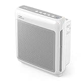 COWAY Air Purifiers for Home Up to 1,748 ft², HEPA Filter for Smoke, Allergies, Pet Dander, Odor, Air Quality Monitor, Auto & Eco Mode, Timer, Filter Indicator, 3yr Warranty, Airmega 200M White