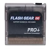 Glaeptio Flash Game Gear 600 in 1 Game Cartridge, Video Flash Card with 4GB Built in Memory 600 Games Save Support for GG SMS SG Console Users and Retro Gaming Play