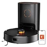 WSUANE Robot Vacuum and Mop, 90 Day Self-Emptying, 10000Pa Suction, Anti-Tangle, Robot Vacuum and Mop Combo with dToF LiDAR Navigation