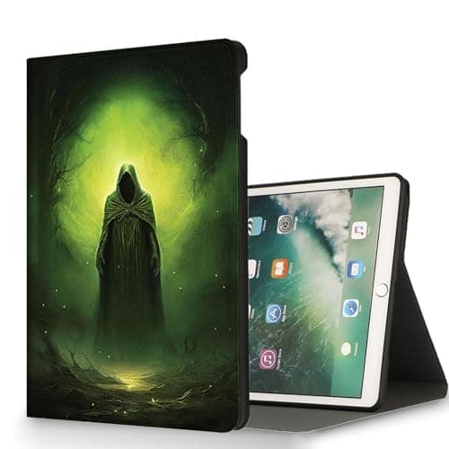 RUUHLJLET for Samsung Galaxy Tab A7 Lite 2021 Model T220/T225/T227 Tablet Case,Auto Wake/Sleep,Adjustable Stand Protective Cover - Grim Reaper