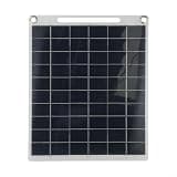 Hosrivae 30W 5V Outdoor Solar Panel with Dual USB Ports and High-Efficiency Polycrystalline Silicon Cells, Flexible Waterproof Mobile Phones, Cameras