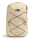 The North Face Women's Jester Everyday Laptop Backpack - Commuter Travel Bag, Laptop Sleeve, Water-Repellent, Gravel/TNF Black, One Size