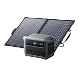 Anker SOLIX C1000 Gen 2 Portable Power Station with 100W Bifacial Solar Panel, 2,000W (Peak 3,000W) Solar Generator, Full Charge in 49 Min, 1,024Wh LiFePO4 Battery for Home, Power Outages, and Camping