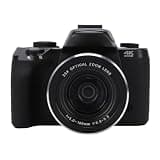 Tbest 75MP 4K WiFi Vlog Camera with Flash Lens Hood 3000mAH Battery 20X Optical Zoom for Photography