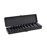 AEROPRO Tools 1/2" Drive Deep Impact Socket Set, 11 Piece,6 Point,3/8 to 1 inch,Cr-V Steel