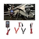 Ywdiml Car Battery Charger, 6V 12V Automotive Smart Trickle Battery Desulfator with ASE Adapter Cable, Vehicle Intelligent Pulse Repair Charger Maintainer, Universal Fit