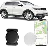 GPS Tracker for Vehicles,1PCS No Monthly Fee Tracker Device for Vehicles Work with Find My (iOS Only),Car Tracker Device Hidden,Waterproof and Drop-Proof, Stealth Tracking, Real-Time Location,Black