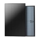 JJN UL61730 425W N-Type Bifacial Solar Panel, 16BB Monocrystalline, Up to 25% Efficiency, for 12V/24V/48V On-Grid & Off-Grid Systems, Rooftop, Home, Farm, Energy Storage, Charging Station
