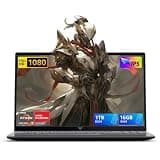 MALLRACE Gaming Laptop,16GB RAM 1TB NVMe SSD Laptop Computer with Numeric KB,AMD Ryzen 7 5825U (Beat Intel i7-1255,up to 4.5GHz), Radeon RX Vega 8 Graphics,16inch FHD Display AMD Laptop,Type_C,WiFi 6
