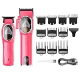 DAXXIN Hair Clippers, 2PCS Trimmers Professional Hair Clippers Electric Hair Trimmers Rechargeable Haircut Machine Adjustable