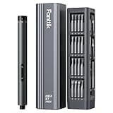Fanttik E1 Max Electric Screwdriver, Mini Precision Screwdriver Set, 50 Magnetic Bits, Magnetic Storage, 5/32‘’Hex, Repair Tool Kit for Electronics Phone Camera Laptop Watch for Dad
