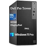 Dell Desktop Computers for Business Professionals - Intel Core i7-14700 (20-Cores), 64GB DDR5 RAM, 2TB PCIe SSD, Dual 4K Support, Remote Work Ready, Windows 11 Pro, 2026 Pro Tower QCT1250