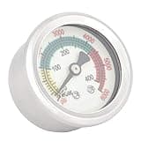 Omquot 40MPa High Precision Automatic Motorcycle Pressure Gauge for Easy Installation, Ideal for Outdoor Use, Metal Housing, No Battery Required for
