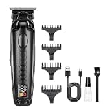 DAXXIN Hair Cutting Tool, Professional Gradient Oil Head Engraving Hair Clipper Metal Top Cover Beard Trimmer Barber Shaver Haircut Tools