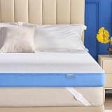 Grbsy Extra Firm Mattress Topper King Size, 3 Inch Firm High Density Memory Foam Bed Topper for Back Pain Relief, Gel Bamboo Charcoal Infused Cooling Mattress, CertiPUR-US Certified, Washable Cover