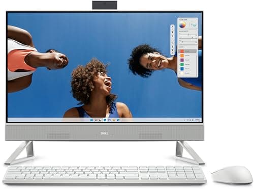Dell 2025 DEC24250 AIO Desktop 23.8" 1920 x 1080 Touchscreen Intel Core 7 150U 10-Core Intel Graphics 16GB DDR5 2TB SSD Windows 11 Home Bluetooth 5.3 Wi-Fi